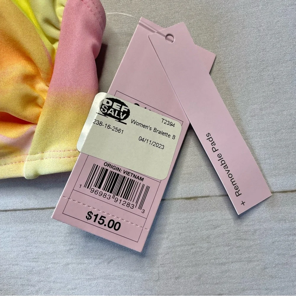 NWT - Wild Fable - Women’s Multi-Colored Swim Bralette